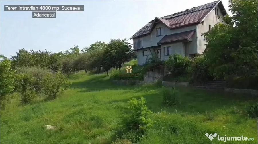 Teren de 4863 mp, în Adâncata