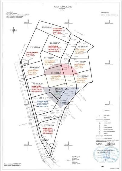 Teren Construcții intravilan de 7280 mp, în Câmpului