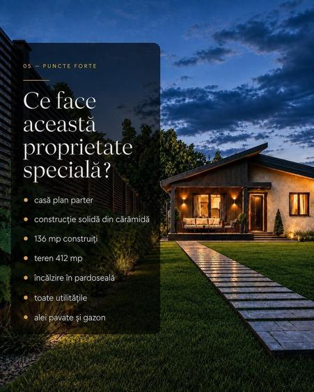 Casă cu 3 camere în Central