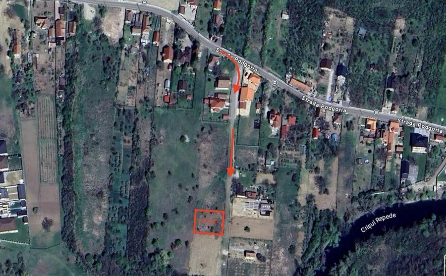 Teren intravilan de 730 mp, în Podgoria