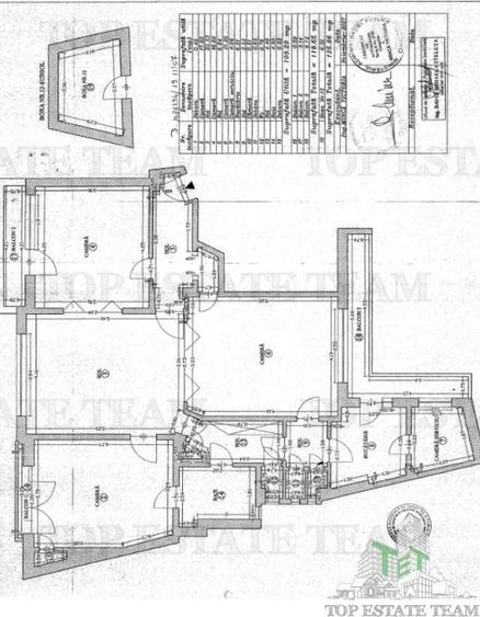 Apartament cu 3 camere, mobilat în Magheru