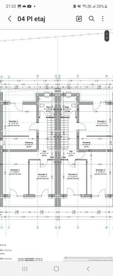 Casă cu 3 camere în Central