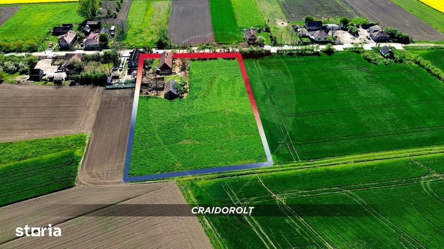 Casă cu 3 camere cu Teren 5000 Mp în Craidorolț