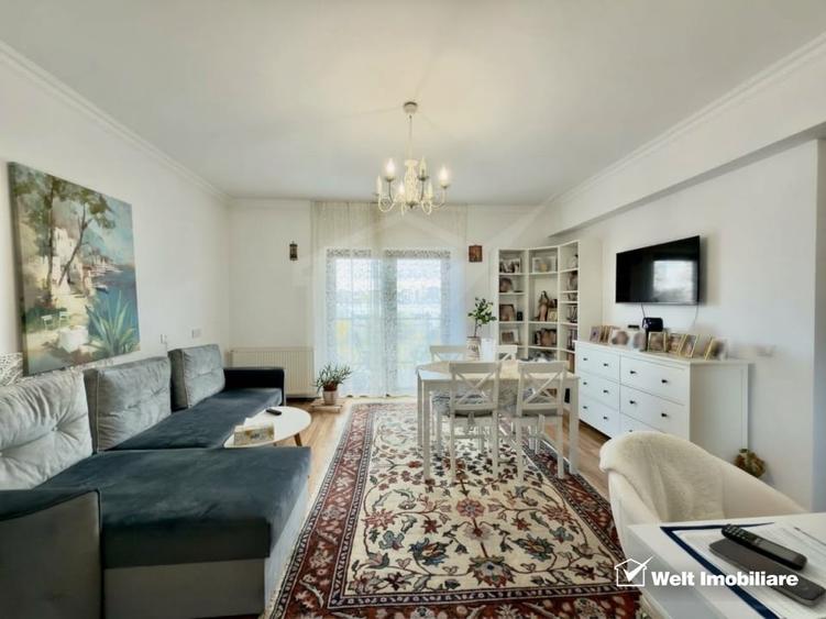 Apartament cu 2 camere semidecomandat, mobilat în Între Lacuri