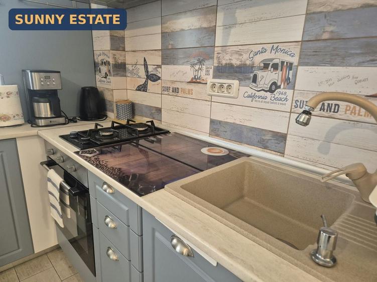 Apartament cu 2 camere semidecomandat, mobilat în Exterior Est