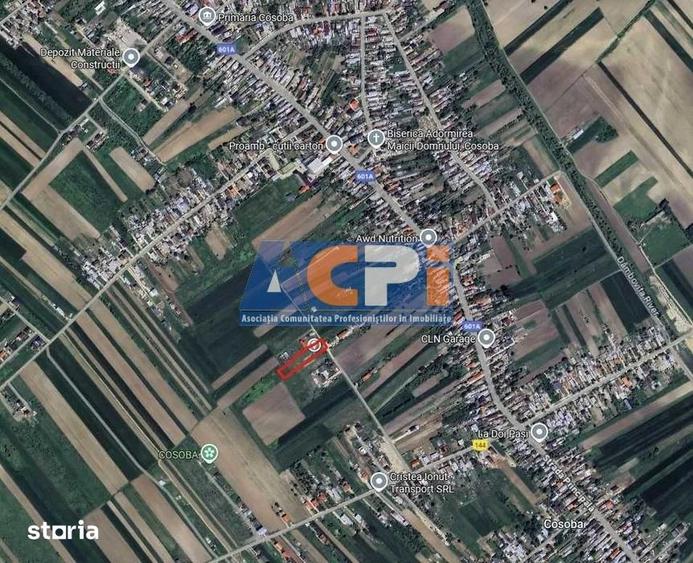 Teren intravilan de vanzare Cosoba,Giurgiu,40 min Bucuresti - 2
