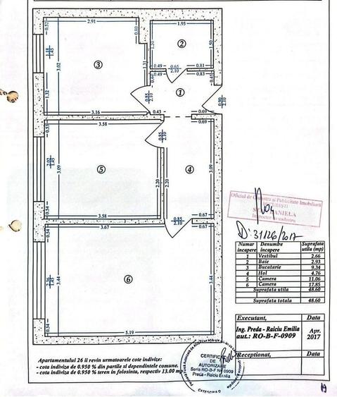 Apartament cu 2 camere decomandat, mobilat în Berceni