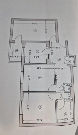 Apartament cu 3 camere decomandat în Vitan
