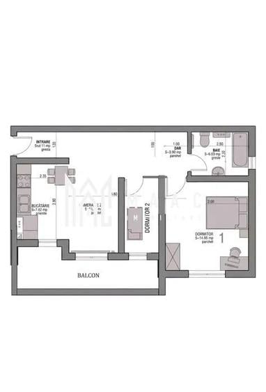 Apartament cu 3 camere semidecomandat, mobilat în Șelimbăr