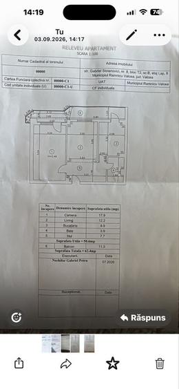 Apartament cu 2 camere, central - 11