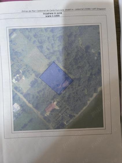 Teren de 1200 mp, în Valea Bisericii