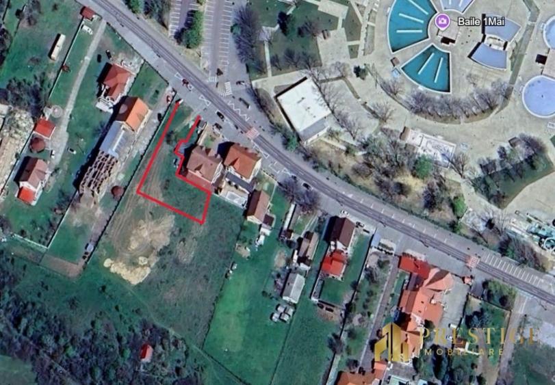 Teren Construcții intravilan de 1200 mp, în Băile 1 Mai