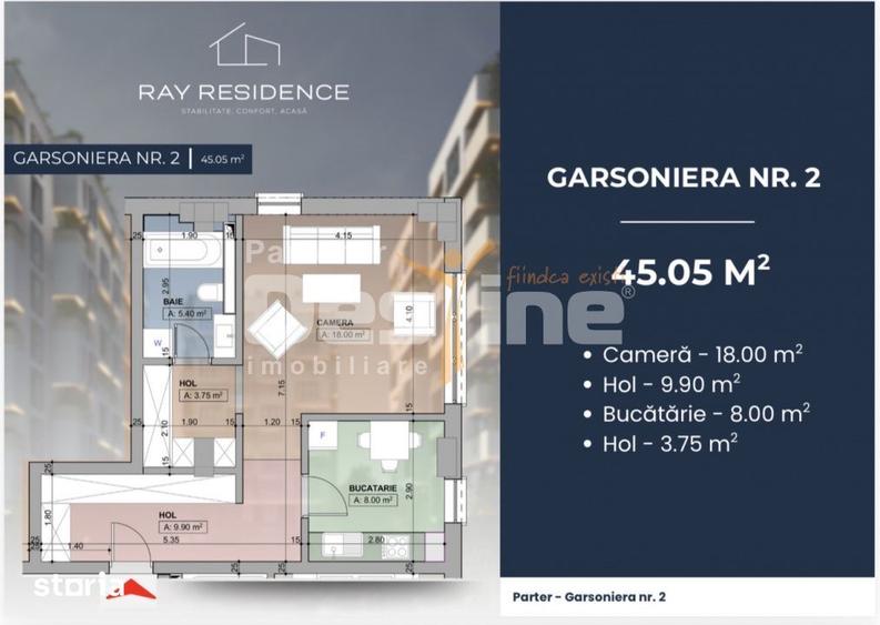 Garsoniera Cornitoiu - Rey Residence - 4