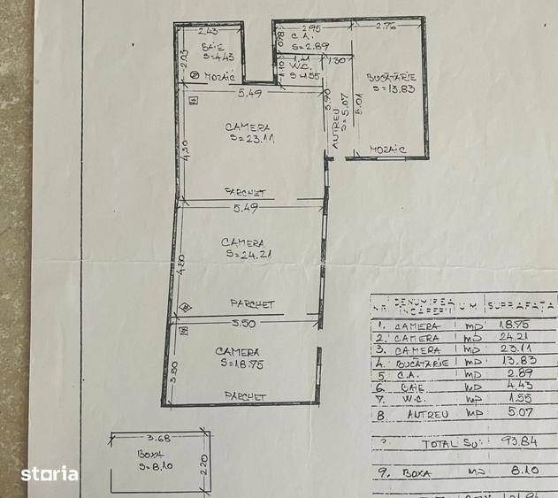 Apartament exclusivist in cladire istorica 100 mp, 3 camere, Centr - 7