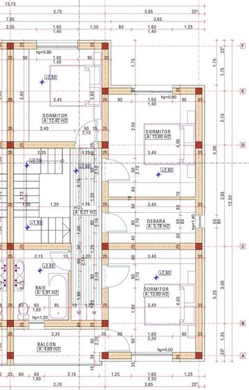 Duplex cu 5 camere cu Canalizare în Moșnița Nouă