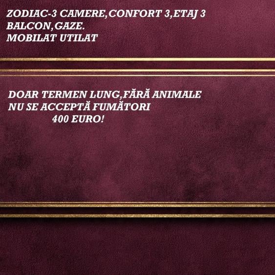 zodiac-3 camere,confort 3 - 1