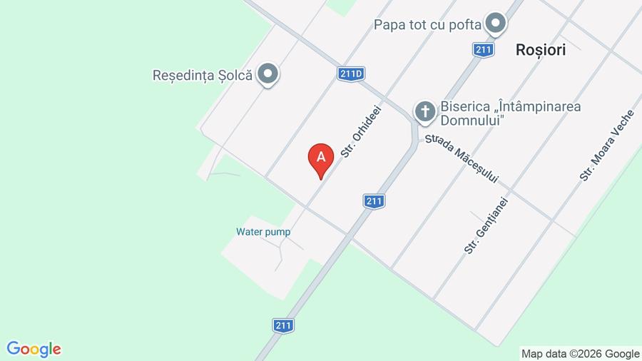 Casă individuală cu 4 camere cu Teren 2600 Mp în Roșiori