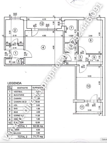 VANZARE DIRECTA PROPRIETAR | 3 camere | Piata Iancului | 143.000 - 9