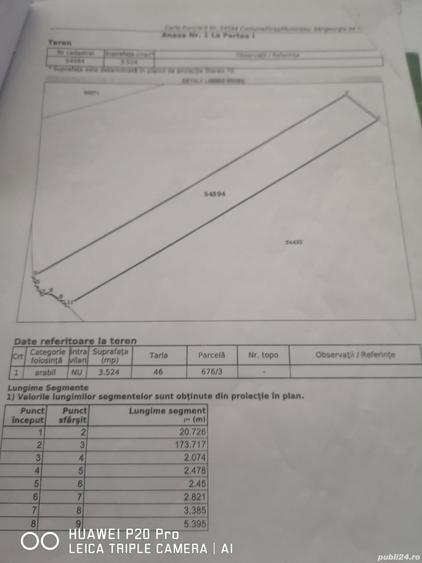 Teren de 34 mp, în Sângeorgiu de Mureș