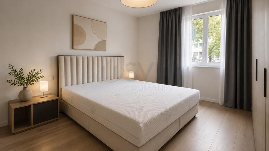 Apartament cu 2 camere semidecomandat, mobilat în Pipera — fotografia 1