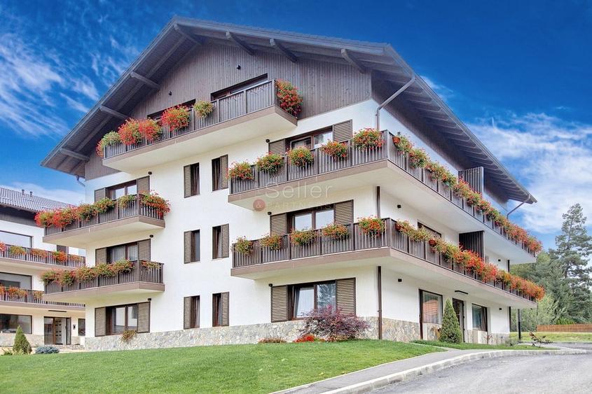 Apartament cu 2 camere decomandat, mobilat în Poiana Brașov