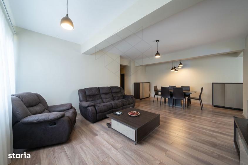 Apartament cu 4 camere decomandat, mobilat în Herăstrău