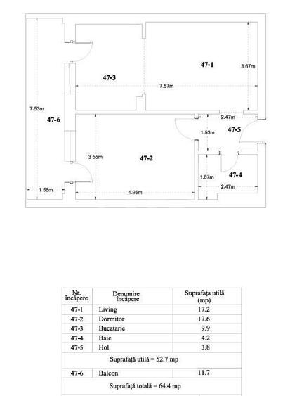 Apartament 2 camere Mobilat Utilat-Th. Pallady Metrou Teclu - 10