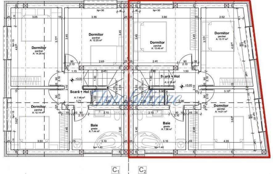 Casă cu 4 camere decomandat cu Teren 470 Mp în Dâmbul Rotund
