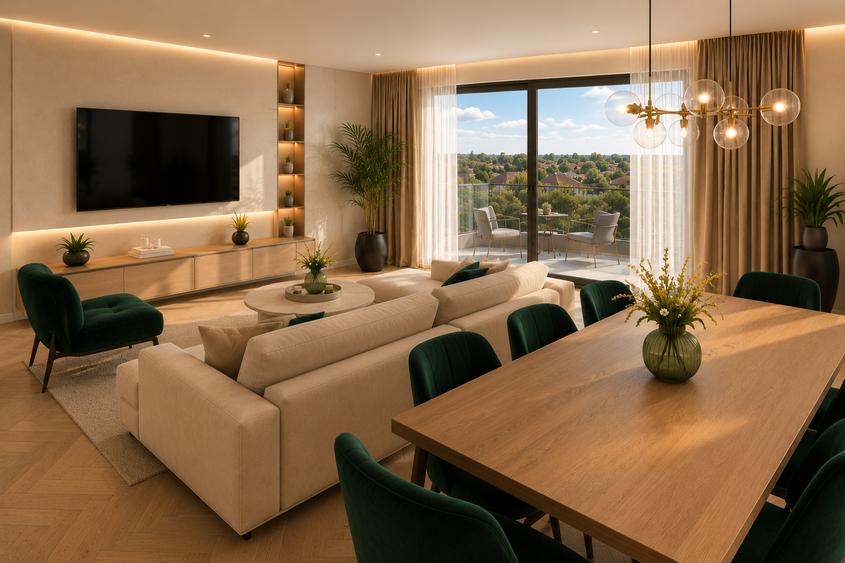 Apartament cu 2 camere decomandat în Muncii