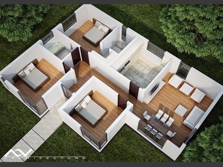 Casă individuală cu 4 camere cu Teren 400 Mp în Viile Noi