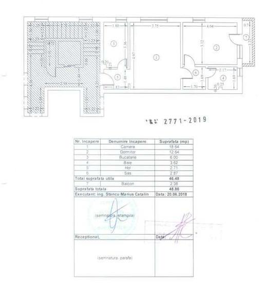 Apartament cu 2 camere semidecomandat, mobilat în Virtuții