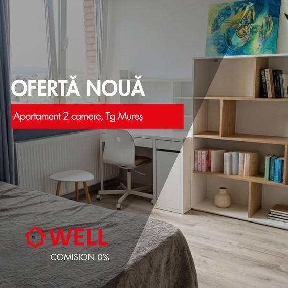 Apartament cu 2 camere decomandat în Semicentral