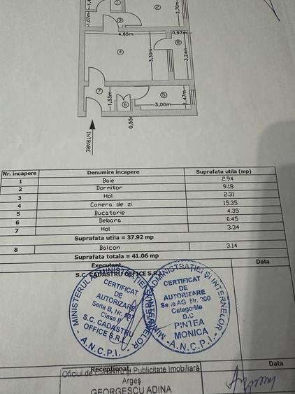 Apartament cu 2 camere semidecomandat în Rolast