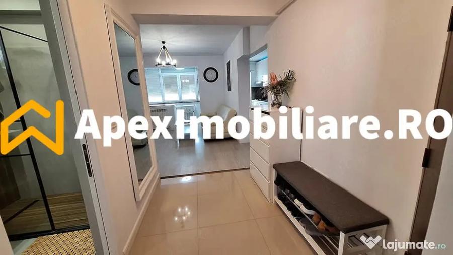 Apartament cu 2 camere semidecomandat, mobilat în Păcii