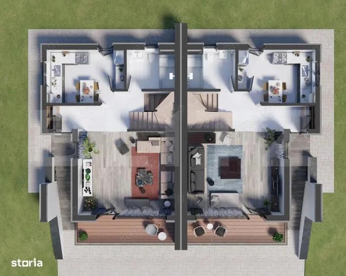 Casa moderna cu terasa panoramica si garaj dublu confort, intimitate - 17