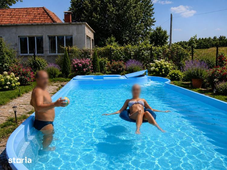 Casă cu 4 camere cu Teren 1035 Mp în Vadu Pașii