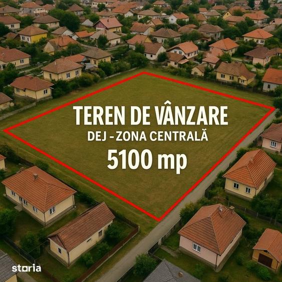 Teren de 5113 mp, în Central