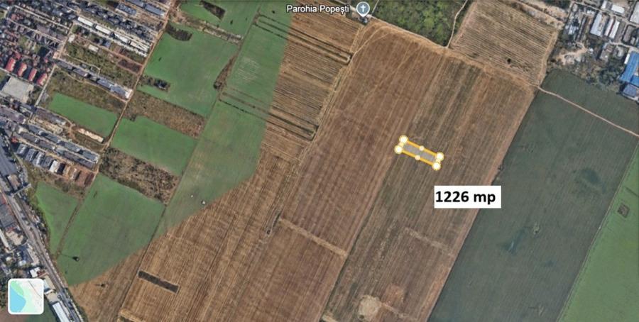 Teren Popesti Leordeni 1226 mp Str Fagului New 2026 - 1