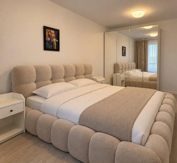 Apartament cu 2 camere nedecomandat, mobilat în Băneasa