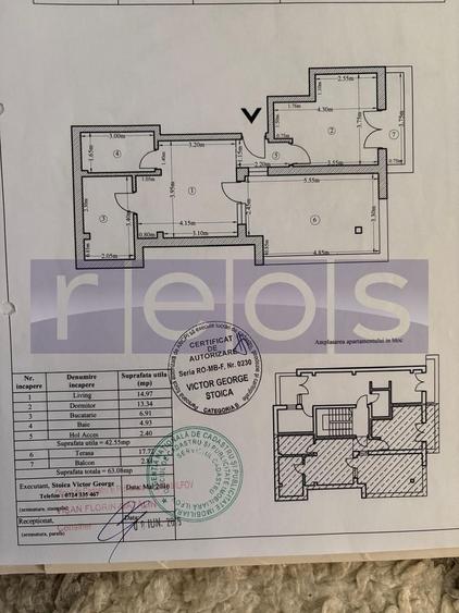 Apartament cu 2 camere semidecomandat, mobilat în Central