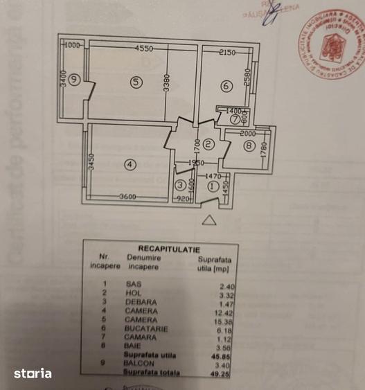 Apartament cu 2 camere decomandat, mobilat în Giurgiului
