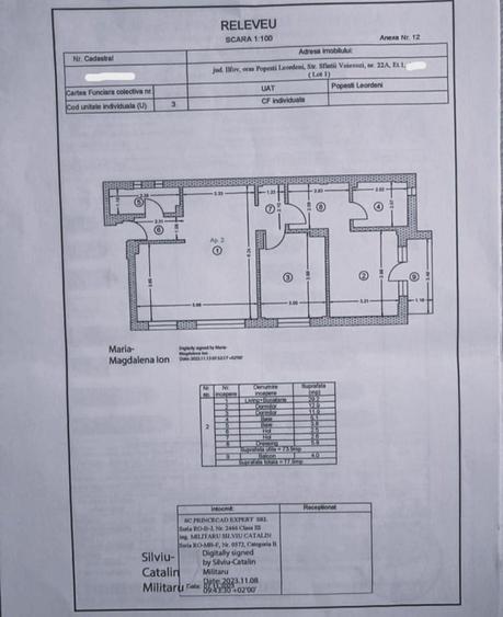 Apartament cu 3 camere decomandat în Exterior Vest