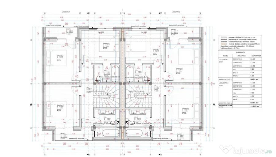 Duplex nou de vanzare in Budiu Mic 115 mp utili, predar - Targu Mures (Mures) - 3