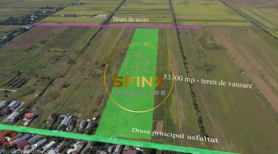 Teren Construcții intravilan de 53500 mp, în Ciocănești