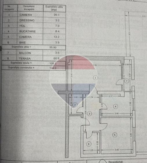 Apartament cu 2 camere decomandat, mobilat în Bucureștii Noi