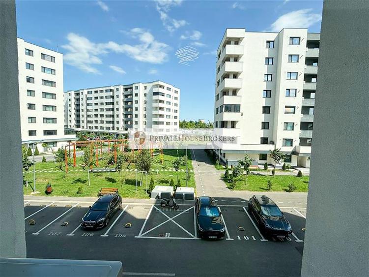 Apartament cu 2 camere semidecomandat, mobilat în Pipera