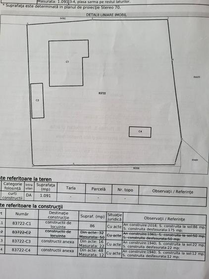 Casă cu 4 camere în Broșteni