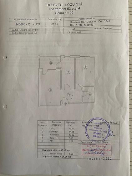 Apartament cu 2 camere decomandat în Central