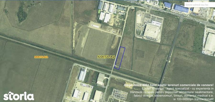 Teren de 7000 mp, în Central
