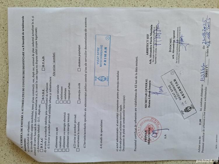Casă cu 4 camere cu Teren 350 Mp în Central